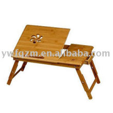 Bureau pliant en bambou